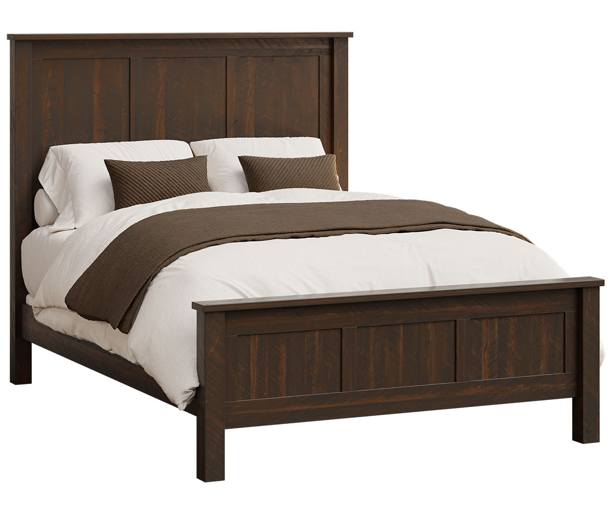 Meadow Wood-Glen Canyon-Bed-Rough Sawn Brown Maple-FC-Earthtone