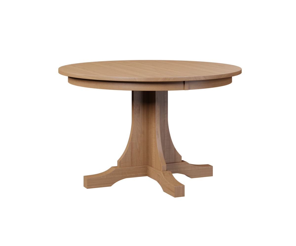 Mission-Single-Pedestal-Table-Solid-Top-Brown-Maple-OCS-Seely-Brown-Maple-OCS-Seely