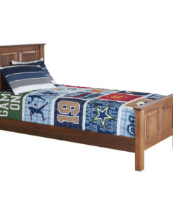 Traditional Raised Panel Bed - Twin