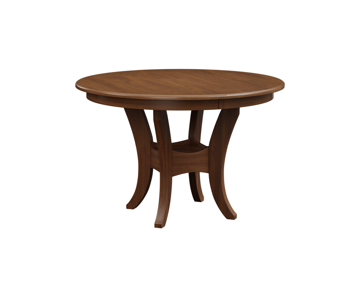 Kountry-Knob-Tables-Sierra-Single-Pedestal-Table-Brown-Maple-OCS-Coffee-Brown-Maple-OCS-Coffee