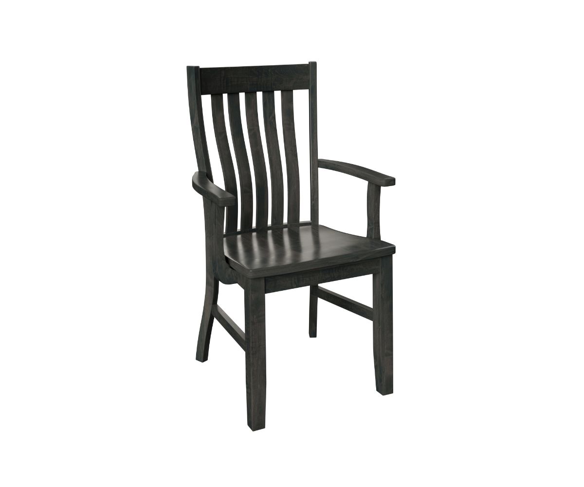 Rockfort Arm Chair-Brown Maple-Authentic Gunsmoke