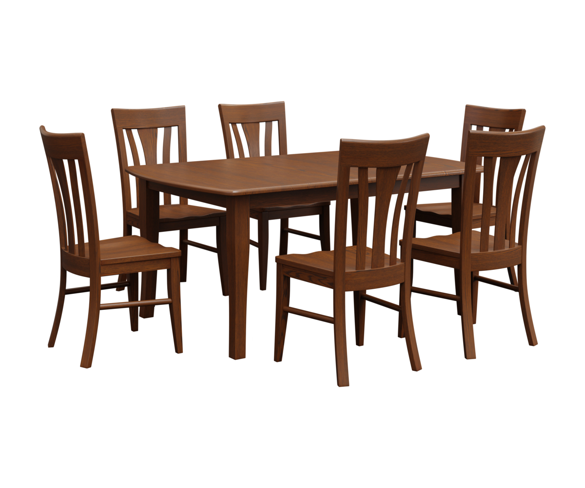 WWP-Wengerd-Wood-Products-Quick-Ship-Group-Setting-Metro-Metro-Red-Oak-OCS-Michaels-Cherry