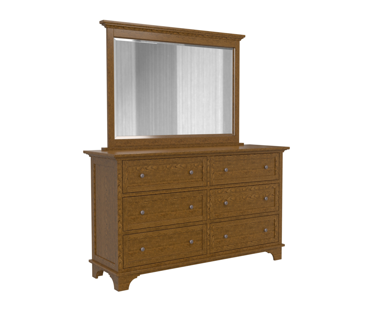 TRF-TR2204-Arlington-Regular-Dresser-6-Drawer