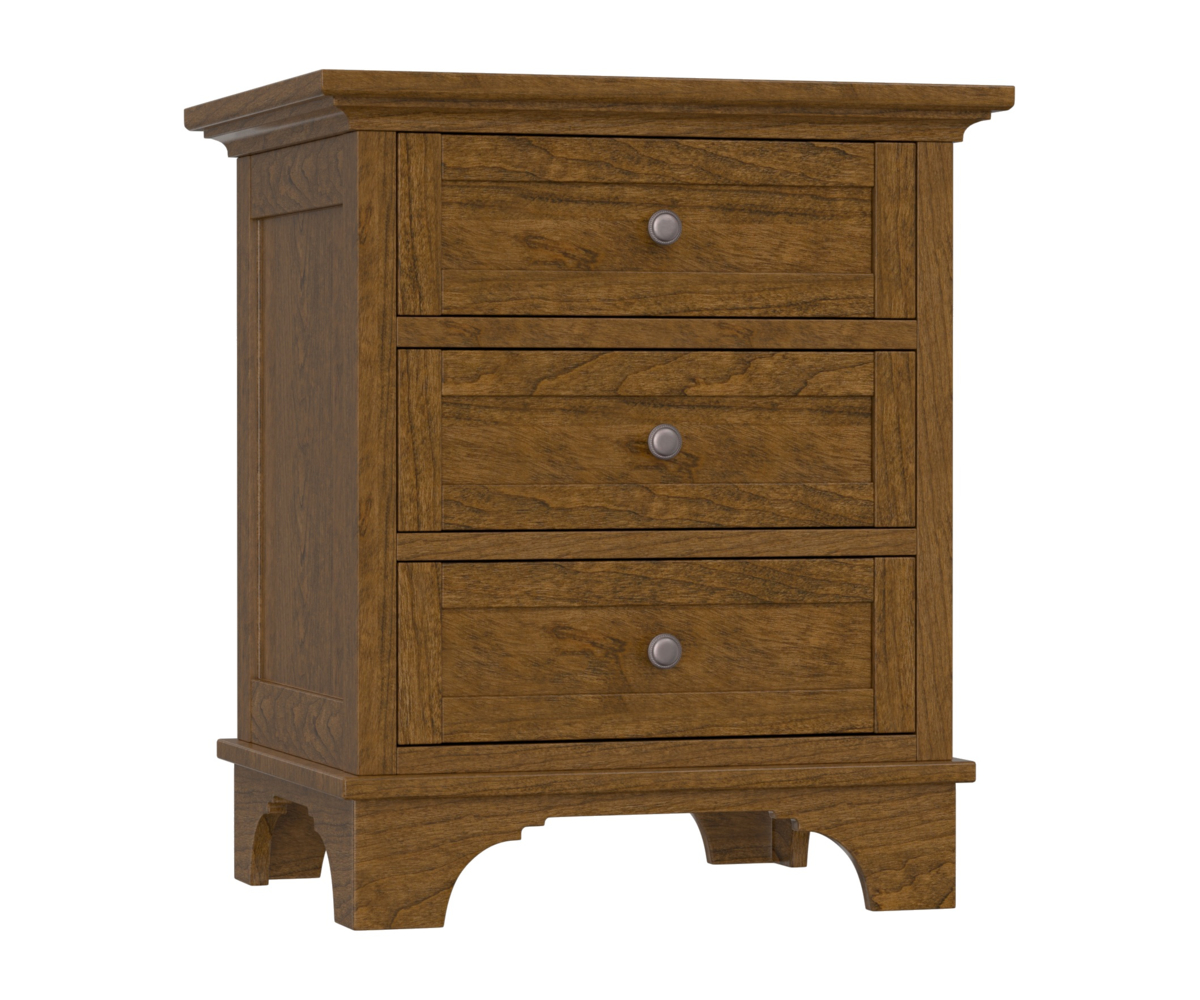 TRF-TR2208-Arlington-3-Drawer-Night-Stand